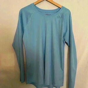 Vapor Apparel Mens Blue size:‎ XL UPF+50 Long sleeve T-shirt, UV sun protection